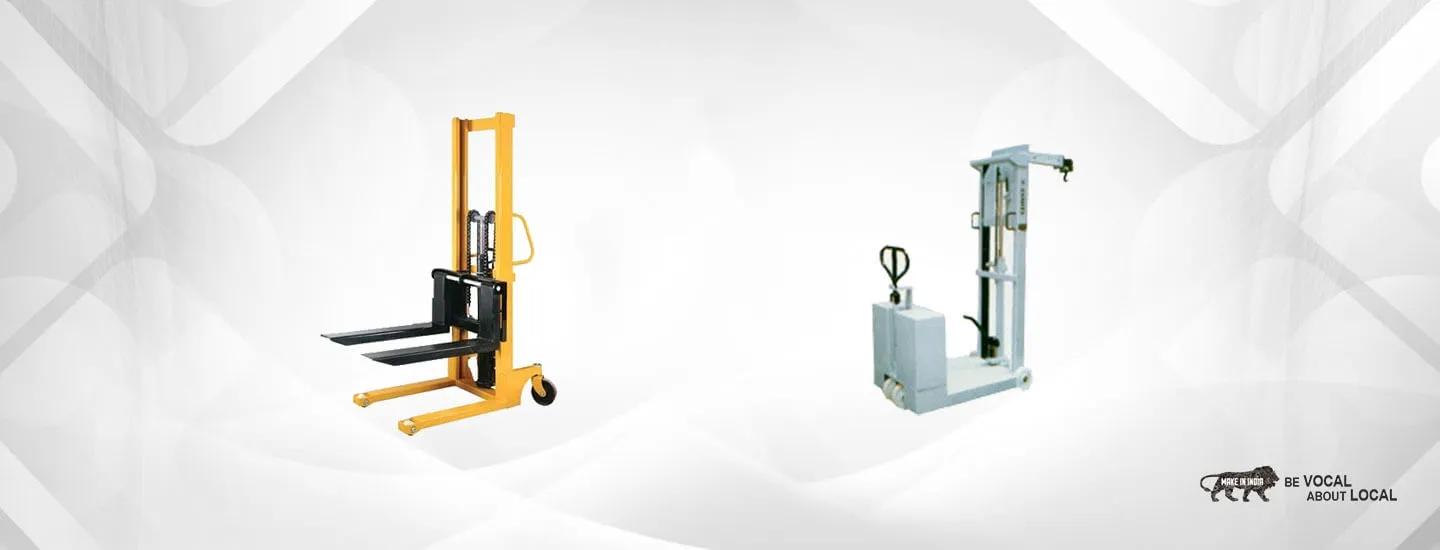 stacker lift manufacturer pune, Material Handling Equipments (Scissor Lift manufacturers, Dock Leveler, Dock Ramp, Stacker lift